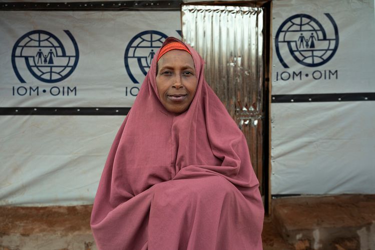 Displaced Somalis Due to Drought and Conflict